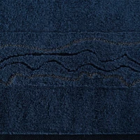 Kép 2/3 - karin-pamut-torolkozo-fenyes-cernaval-szott-diszitessel-granatkek-30-x-50-cm-6db-hs454347 1