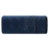 Kép 1/3 - karin-pamut-torolkozo-fenyes-cernaval-szott-diszitessel-granatkek-50-x-90-cm-hs454348