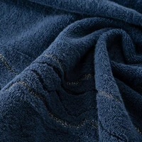 Kép 3/3 - karin-pamut-torolkozo-fenyes-cernaval-szott-diszitessel-granatkek-50-x-90-cm-6db-hs454348 2