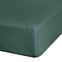 Kép 4/6 - Adela jersey pamut gumis lepedő Sötétzöld 160x200 cm +30 cm