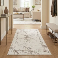 Kép 4/4 - Asia2 modern szőnyeg Világosszürke 80x150 mm - 10 mm 3