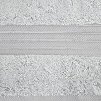 Kép 3/4 - Aura minőségi törölköző egyiptomi pamutból és modálból Ezüst 50x90 cm 6db 2