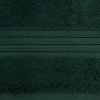 Kép 3/4 - Aura minőségi törölköző egyiptomi pamutból és modálból Sötétzöld 30x50 cm 6db 2