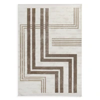 Kép 1/3 - Aura10 szőtt modern szőnyeg Fehér 80x150 mm - 9 mm