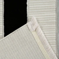 Kép 3/3 - Aura5 szőtt modern szőnyeg Krémszín 160x230 mm - 9 mm 2