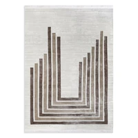 Kép 1/2 - Aura6 szőtt modern szőnyeg Fehér 140x190 mm - 9 mm