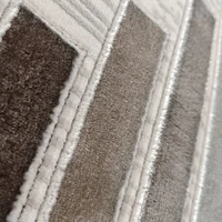 Kép 2/2 - Aura6 szőtt modern szőnyeg Fehér 140x190 mm - 9 mm 1