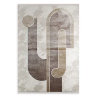 Kép 1/3 - Aura7 szőtt modern szőnyeg Bézs 120x170 mm - 9 mm