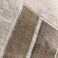 Kép 2/3 - Aura7 szőtt modern szőnyeg Bézs 60x100 mm - 9 mm 1