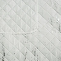 Kép 5/6 - Blink1 mikroszálas ágytakaró ezüst fényű mintával Fehér 170x210 cm 4