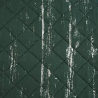 Kép 4/6 - Blink1 mikroszálas ágytakaró ezüst fényű mintával Sötétzöld 220x240 cm 3