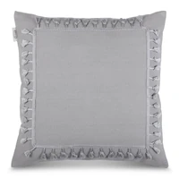 Kép 1/2 - Boho párnahuzat Szürke 45x45 cm