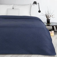 Kép 8/8 - Boni4 mikroszálas ágytakaró Gránátkék 200x220cm +2db 40x40cm