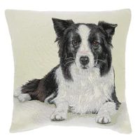Kép 1/5 - Border collie párnahuzat 45x45 cm