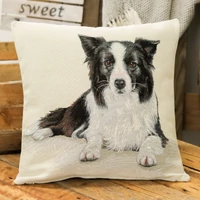 Kép 3/5 - Border collie párnahuzat 45x45 cm 2