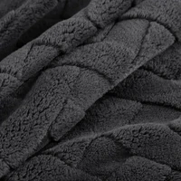 Kép 7/7 - Caro karosszék takaró Acélszürke 70x160 cm 5