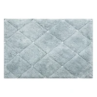 Kép 2/4 - Chic2 pamut fürdőszobaszőnyeg kristályokkal Ezüst 50x70 cm 1