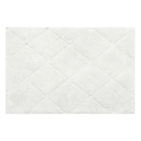 Kép 2/4 - Chic2 pamut fürdőszobaszőnyeg kristályokkal Fehér 60x90 cm 1