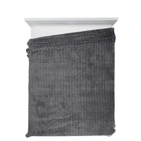 Kép 10/10 - Cindy6 puha plüss takaró Acélszürke 170x210 cm 5