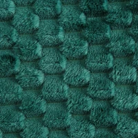 Kép 2/9 - Cindy6 puha plüss takaró Sötétzöld 200x220 cm 6