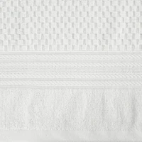 Kép 3/4 - Davos csíkos törölköző Fehér 70x140 cm 3db 2