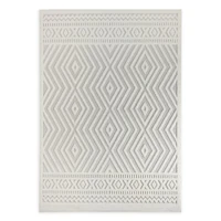 Kép 1/4 - Didar4 szürke szőnyeg Krémszín 50x80 mm - 9 mm 4db