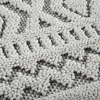 Kép 2/4 - Didar4 szürke szőnyeg Krémszín 50x80 mm - 9 mm 4db 1