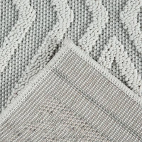 Kép 3/4 - Didar4 szürke szőnyeg Krémszín 50x80 mm - 9 mm 4db 2
