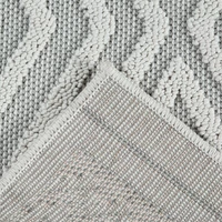 Kép 3/4 - Didar4 szürke szőnyeg Krémszín 80x150 mm - 9 mm 2