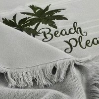 Kép 5/6 - Elba strandtörölköző Acélszürke 90x170 cm 3db 4