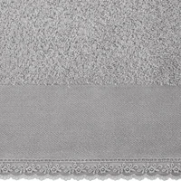 Kép 3/5 - Emi díszes törölköző Ezüst 30x50 cm 6db 2