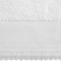 Kép 3/6 - Emi díszes törölköző Fehér 70x140 cm 3db 2