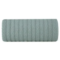 Kép 1/4 - Etno halszálka mintás törölköző egyiptomi pamutból Menta 50x90 cm 6db