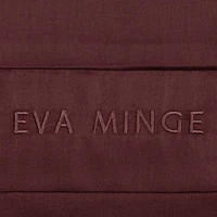 Kép 6/7 - Eva Minge egyszínű mako-szatén ágyneműhuzat Bordó 140x200 cm - 70x80 cm 1db 4