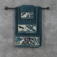 Kép 7/7 - Eva15 minőségi pamut törölköző Sötét türkiz 30x50 cm - 500 cm 6db 5