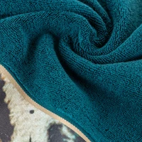 Kép 6/8 - Eva15 minőségi pamut törölköző Sötét türkiz 50x90 cm - 500 cm 6db 3