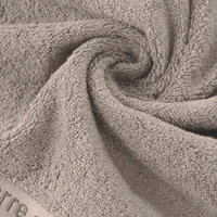 Kép 2/5 - Evi Pierre Cardin 3db-os pamut törölköző szett Sötét bézs