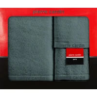 Kép 2/2 - Evi Pierre Cardin 3db-os pamut törölköző szett Sötét menta
