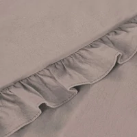 Kép 7/7 - Falbanka pamut ágyneműhuzat Pasztell rózsaszín 160x200 cm - 70x80 cm 2db 5