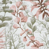 Kép 8/8 - Freesia pamut ágyneműhuzat Púder rózsaszín 220x200 cm - 70x80 cm 2db 5