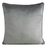 Kép 1/3 - Gaja2 bársony párnahuzat Acélszürke 60x60 cm