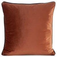 Kép 1/2 - Gaja2 bársony párnahuzat Téglavörös 60x60 cm
