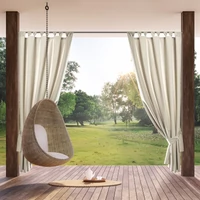 Kép 13/13 - Garden vízálló kerti függöny elkötővel Bézs 155x240 cm 13