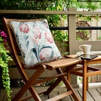 Kép 3/3 - Garden32 kültéri párnahuzat vízálló anyagból Fehér 45x45 cm 2