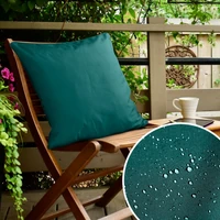 Kép 1/3 - Garden5 kerti párnahuzat dekor peremmel Sötét türkiz 45x45 cm