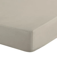 Kép 4/7 - Gumis renforce pamut lepedő Bézs 140x200 cm + 30 cm 2