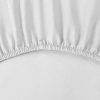 Kép 7/7 - Gumis renforce pamut lepedő Fehér 220x200 cm + 30 cm 5