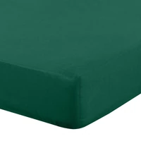 Kép 4/7 - Gumis renforce pamut lepedő Sötétzöld 160x200 cm + 30 cm 2