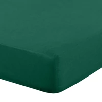 Kép 4/7 - Gumis renforce pamut lepedő Sötétzöld 180x200 cm + 30 cm 2