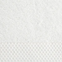 Kép 4/6 - Harmony minőségi törölköző bambuszból és pamutból Fehér 50x90 cm